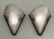 Pair 1930s French Art Deco Wall Sconces Signed Noverdy Lights Glass Muller Era