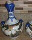 Pair Antique Chinese Signed Kangxi Famille Verte Garlic Shaped Porcelain Vases