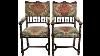 Pair Antique French Henry Ii Arm Chairs