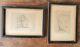 Pair Antique Keller Etchings-children Playing-signed-framed-adorable