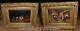 Pair French Antique Oil Paintings Cavalier Tavern Signed J De Ninville