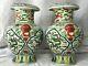 Pair Magnificent Museum Oriental Kangxi Style Porcelain Dragon Vases Signed