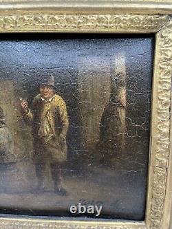 Pair Of Antique 19th Century Henri De Braekeleer Signed Paintings, Oil On Board