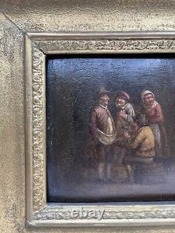 Pair Of Antique 19th Century Henri De Braekeleer Signed Paintings, Oil On Board