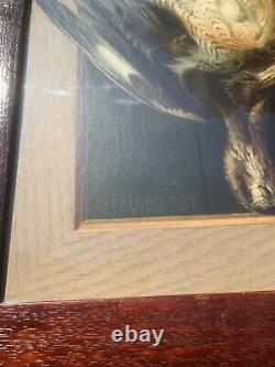 Pair Of Antique Alexander Pope, Jr Still Life Hunting Dead Game Chromolithographs