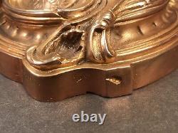 Pair Of Antique Bronze Ormolu Candleholder/ Signed Daubree/ France C1860/ Rococo