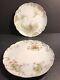 Pair Of Antique Limoges Porcelain Plate/ Hand Painted & Signed / France C. 1895