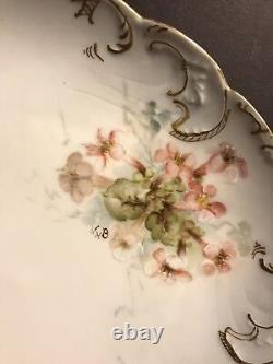 Pair Of Antique Limoges Porcelain Plate/ Hand Painted & Signed / France C. 1895