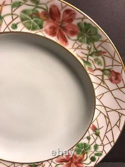 Pair Of Antique Limoges Porcelain Plate/ Haviland/ Signed/ France C. 1920