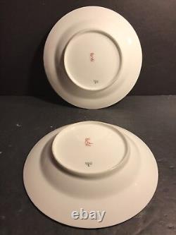 Pair Of Antique Limoges Porcelain Plate/ Haviland/ Signed/ France C. 1920