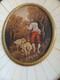 Pair Of Antique Miniture Oil Painting Shepherd & Sheep/landscape Artist Signed