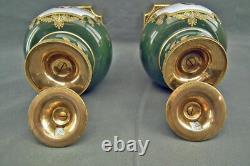 Pair Of Antique Napoleonic Sevres Vases Napoleon And Josephine Signed