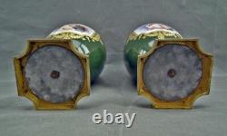 Pair Of Antique Napoleonic Sevres Vases Napoleon And Josephine Signed