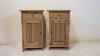 Pair Of Antique Pine Bedside Pot Cupboards Pinefinders Old Pine Furniture Warehouse