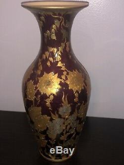 Pair Of Antique Royal Vienna Porcelain Vases Sommer And Sonen Lumen Signed 19c