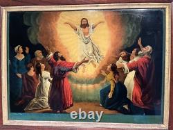 Pair Of Antique Signed framed Reverse Glass Mezzotint By James Bateman C 1800