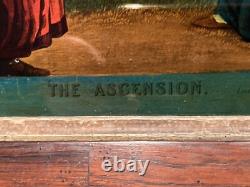 Pair Of Antique Signed framed Reverse Glass Mezzotint By James Bateman C 1800