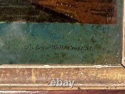 Pair Of Antique Signed framed Reverse Glass Mezzotint By James Bateman C 1800