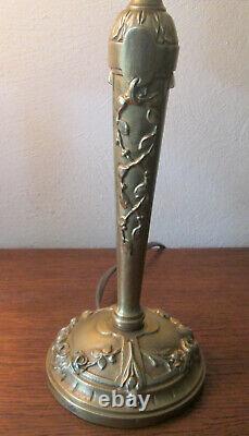 Pair Of Beautiful French Art Deco Table Lamps 1925 Signed Degue