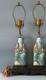Pair Of Chinese Famille Rose Figures Of Guanyin Lamped Qing Dynasty 19th Century
