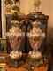 Pair Of Gorgeous Italian Signed Hand Painted Capodimonte Lamps & Shades. 338