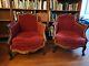 Pair Of Signed 18th Century French Bergaires Armchairs