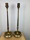 Pair Of Signed Antique Oscar Bach 18 Table Lamps