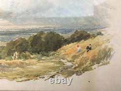 Pair Of Thomas James Soper 1817 1893 Antique Watercolours Rural Scenes Signed