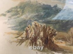 Pair Of Thomas James Soper 1817 1893 Antique Watercolours Rural Scenes Signed