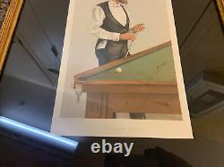 Pair Of Vanity Fair, SPY Chromolithographs Billard Baseball Frames