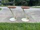 Pair Of Steel Barstools By Curtis Jere C Jere Memphis Signed 1988