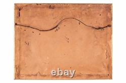 Pair Orig. 1890s Antique Oil Paintings Adirondack White Mtns Lake Signed Clark