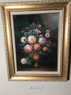 Pair Vintage Impresionist Painting signed Oliver