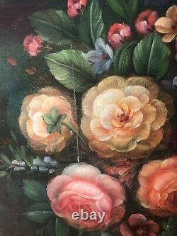 Pair Vintage Impresionist Painting signed Oliver