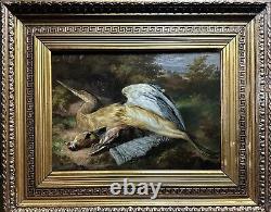 Pair of Antique Nature Morte Oil Paintings Signed Salvador Pla Dated 1880