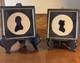 Pair Of Antique Silhouette Portraits- William Jordan 1783 Holworthyfamily