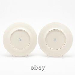 Pair of Artist Signed, Beautiful Antique Sevres Porcelain Cabinet Plates
