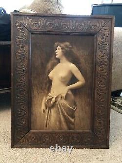 Pair of Circa 1901 Angelo Asti Photo Lithographic Prints in Original Frames