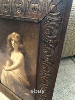 Pair of Circa 1901 Angelo Asti Photo Lithographic Prints in Original Frames