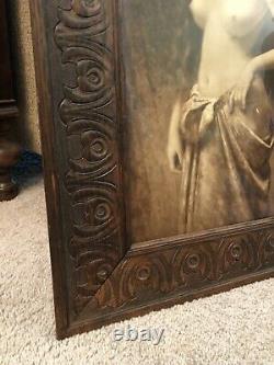 Pair of Circa 1901 Angelo Asti Photo Lithographic Prints in Original Frames