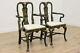 Pair Of Georgian Design Vintage Painted Dining Chairs Signed #51266