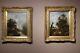 Pair Of Joseph Thors Oil On Canvas, Signed In Gilt Frames Landscape Paintings