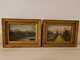 Pair Of Lovely Antique Landscapes, Dated 1911 By Artist Priseille