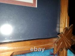 Pair of PM FITZPATRICK Limited Edition Exotic Birds Prints Antique Frames SIGNED