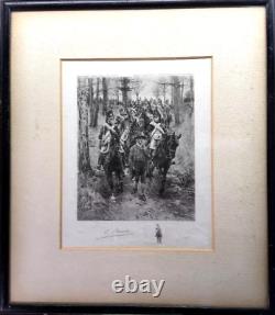 Pair of Rare ANTIQUE ETCHINGS (1915/1918) Signed L. RUET REMARQUED Ltd Edition