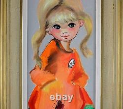 Pair of Vintage Framed Oil On Canvas, Signed by Zivka Suvic, Boy & Girl Portrait