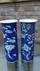 Pair Of Antique Chinese Porcelain Prunas Mei Or Plum Blossom Vases
