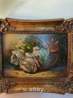 Pair of beautiful signed vintage oil painting