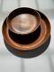 Pair Of Hand-turned Wooden Bowls Signed W. Frost Zebra Wood And Butternut