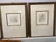 Pair Of Original Antique Etchings, 1842 Signed By Her Majesty Queen Victoria